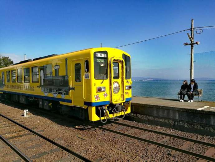 長崎県島原市の大三東駅 