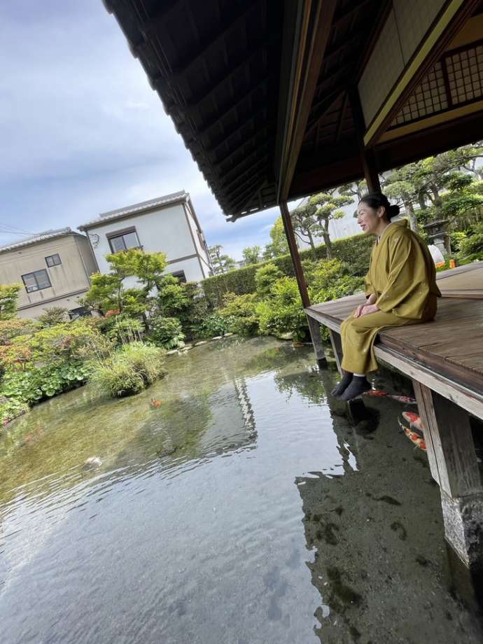 湧水庭園四明荘でのおすすめショット