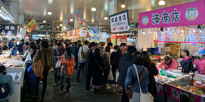 いきいき馬関街の寿司バイキング