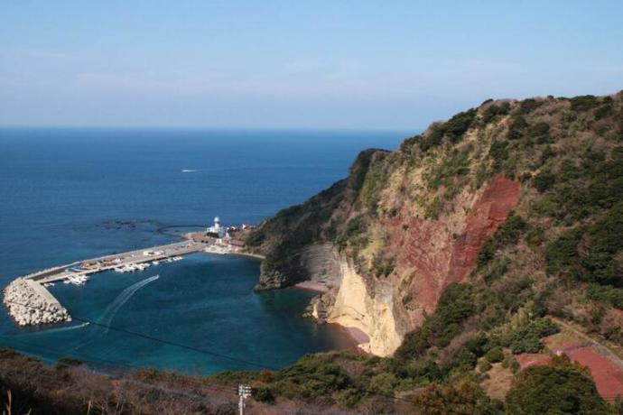 新上五島町の絶景スポット赤ダキ断崖