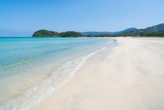 上五島を代表するビーチ蛤浜海水浴場