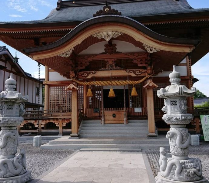 山口県岩国市の岩国白蛇神社の神前結婚式