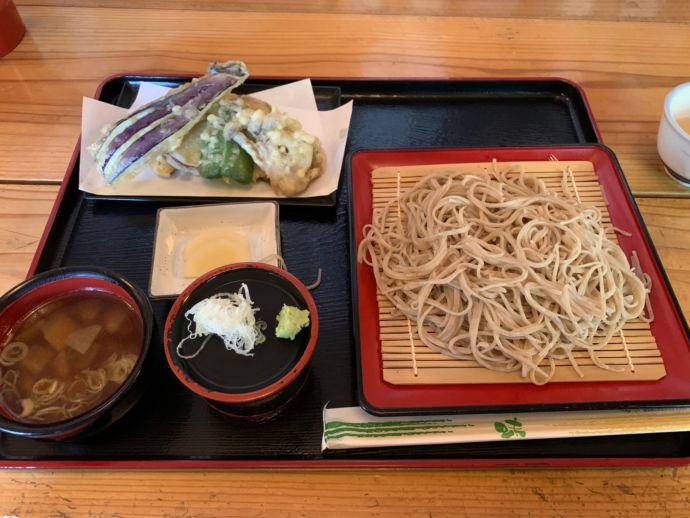 そば処小原なごみ茶屋の寒ざらしそば