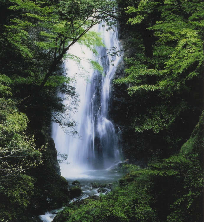 宍粟市の原不動滝