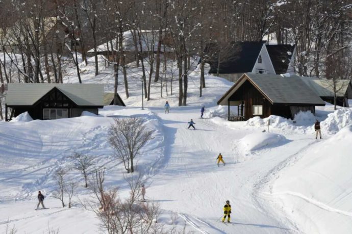Asahi自然観スノーパークのコテージ