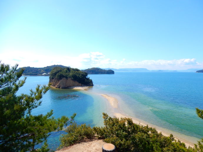 小豆島にあるエンジェルロード
