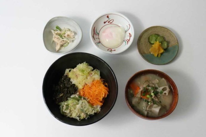 富山の郷土料理よごし丼ランチ