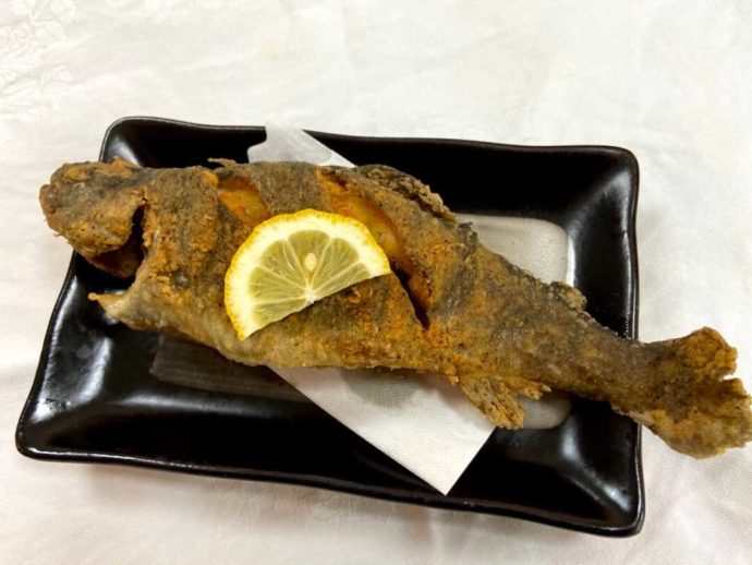 ベリーパークinフィッシュオン!鹿留で釣った魚で作った唐揚げ
