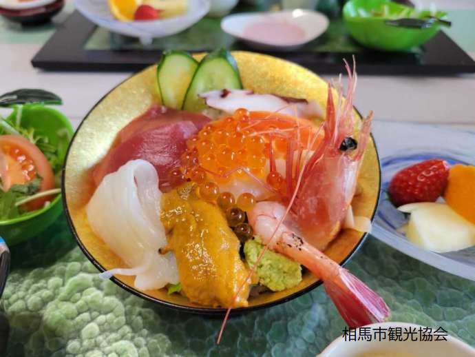 海遊の宿はくさんの海鮮ランチ