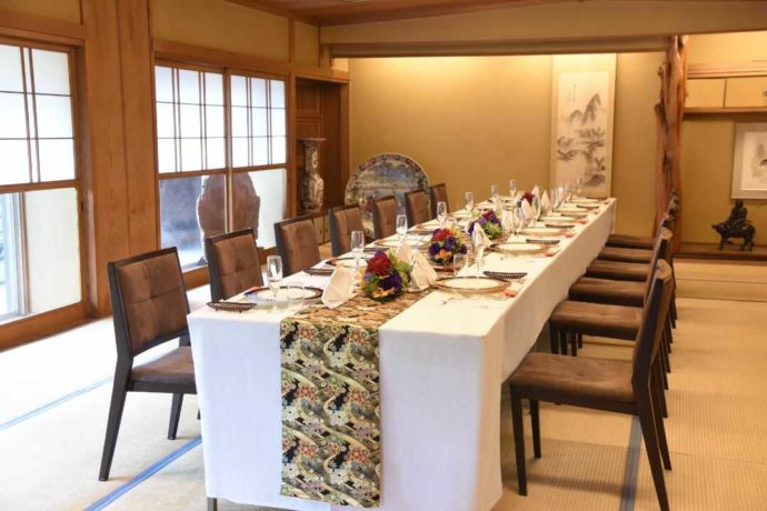 萃香園ホテル内の料亭「紫雲筵」