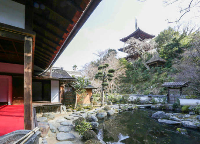 當麻寺の仏前結婚式