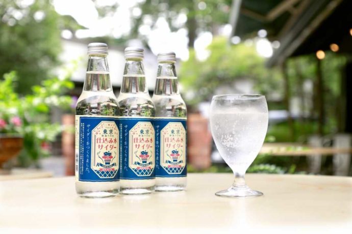 福生のビール小屋で販売している東京仕込み水サイダー
