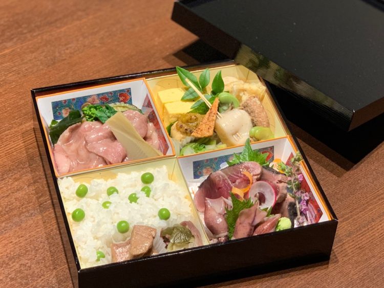 銀座 座屋の季節の松花堂弁当