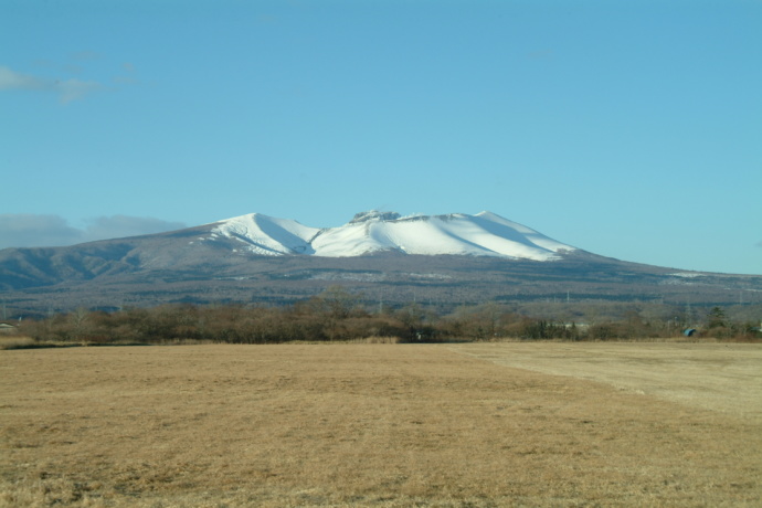 冬の樽前山