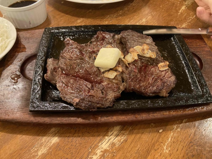 葡麗紅の会長ステーキ