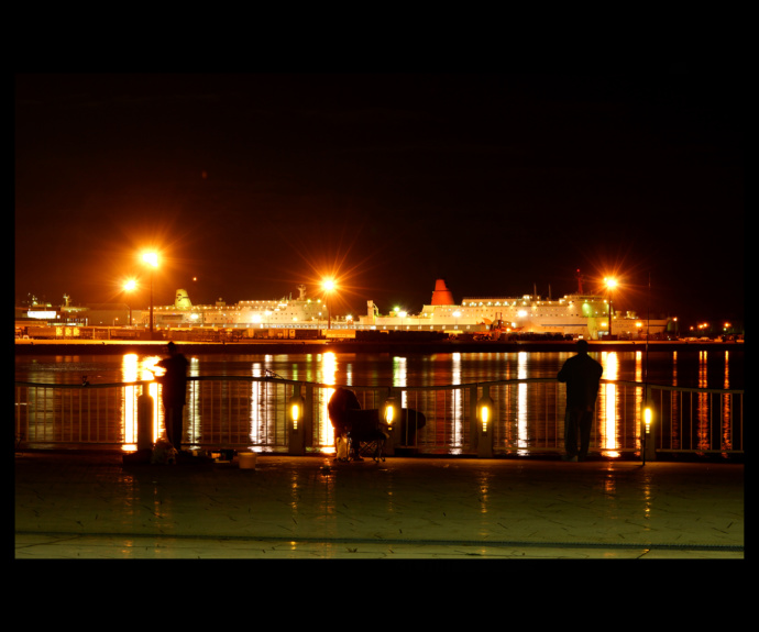 キラキラ公園の夜景