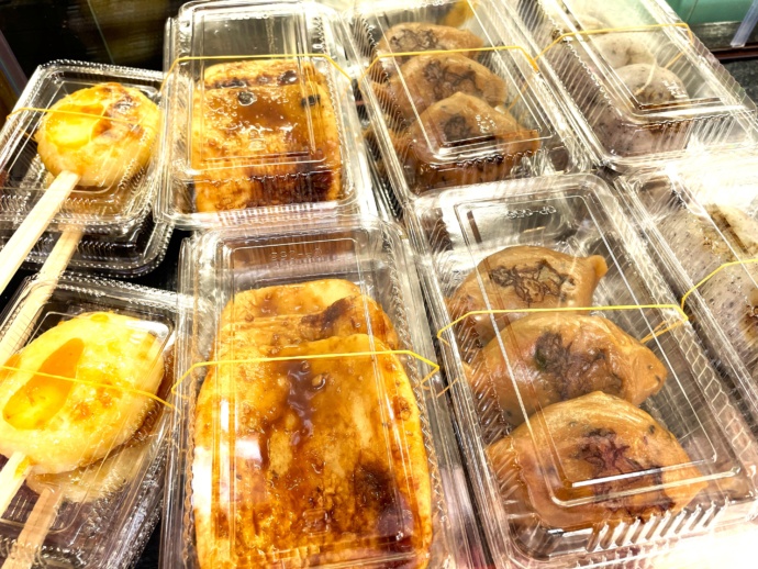 道の駅「遠野風の丘」にある夢咲き茶屋の手作り団子