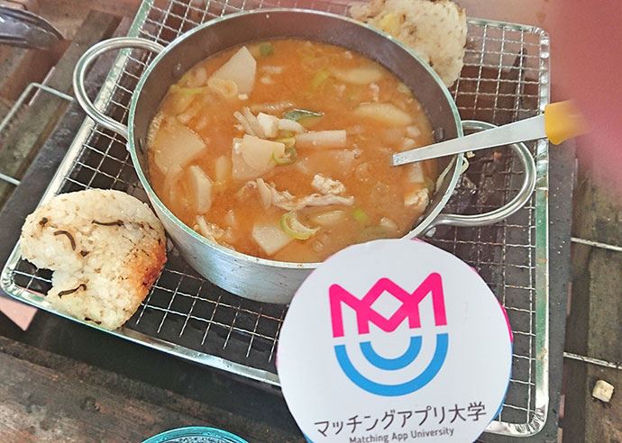 テンジャンチゲと焼きおにぎり