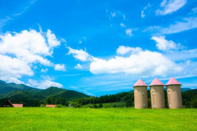 山口県下関市にある「道の駅 蛍街道西ノ市」の近くにあるみのりの丘