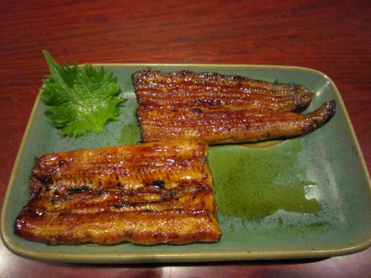 うな鐵大塚店のうなぎの蒲焼き
