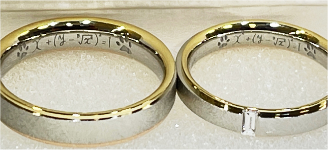 ヴェールで結婚指輪を購入された方の結婚指輪