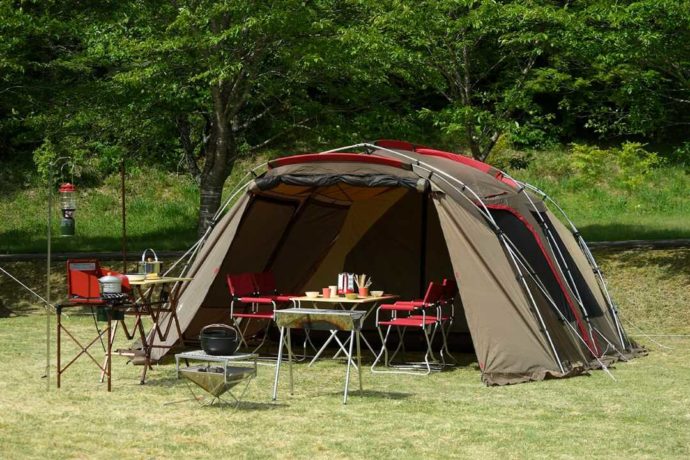 丹波篠山キャンプ場 やまもりサーキットの手ぶらセット(ラグジュアリー)