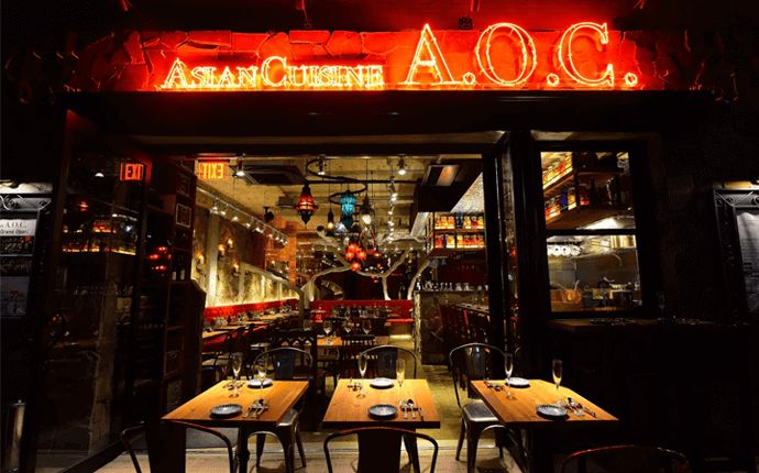 麻布十番駅から徒歩1分の東京都港区にあるAsian Cuisine A.O.C.